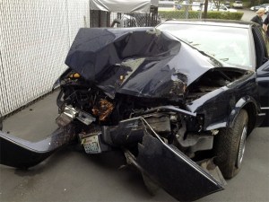 The suspects' vehicle crashed into a tree in the 7600 block of North Mercer Way as the suspects attempted to elude police after midnight on July 9