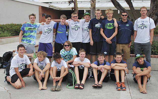 The Rain City Water Polo U14 boys team finished in eighth place at the Junior Olympics.