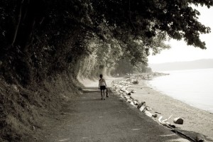 This artwork is part of the photography display in the Bassi-Jones building for the upcoming Third Thursday Art Walk on Aug. 19. The view is of Lincoln Park