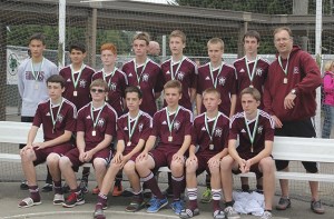 The Mercer Island BU16 Whitecaps swept its age bracket to finish with a 4-0 record at the Kick in the Grass tournament