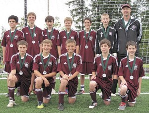 The Mercer Island select U14 Whitecaps won the Kent Cornucopia Tournament in July.