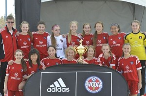 Four Islander Middle School 7th graders traveled with the Eastside FC Girls U13 Red soccer team to Las Vegas