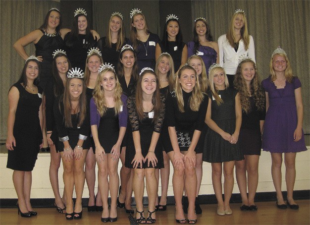 Members of the National Charity League Evergreen Chapter held a tea for friends and family on Nov. 13