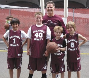 The Islanders Three G team won its division at the Spokane Hoopfest three-on-three basketball tournament in June. The team consists of Parker Schally