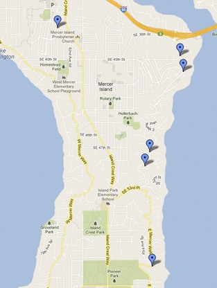 Six home burglaries occurred between Friday