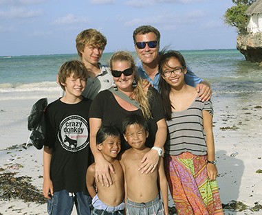 Cliff and Lisa Sharples (wearing shades) began their latest acquisition fund