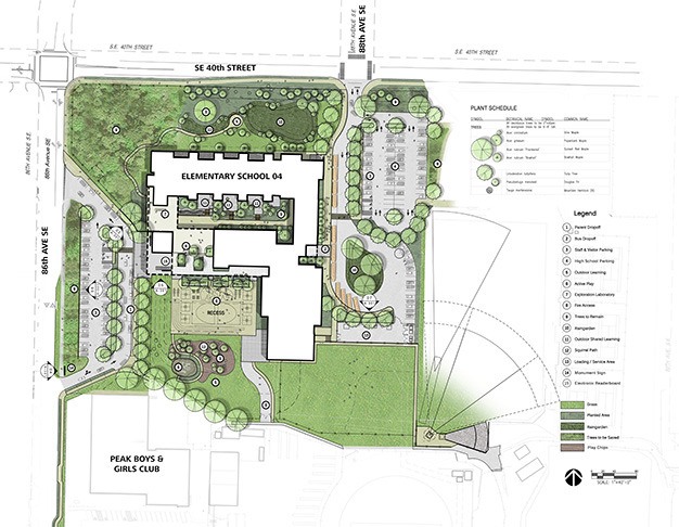 Elementary School 4 features green construction concepts and materials
