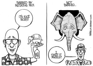 Banned by Initiative 1401.