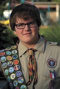 Brooks Earl King recently became an Eagle Scout.