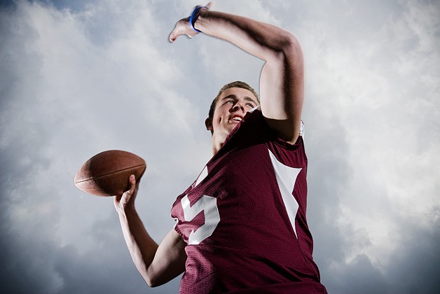 Mercer Island quarterback Jeff Lindquist