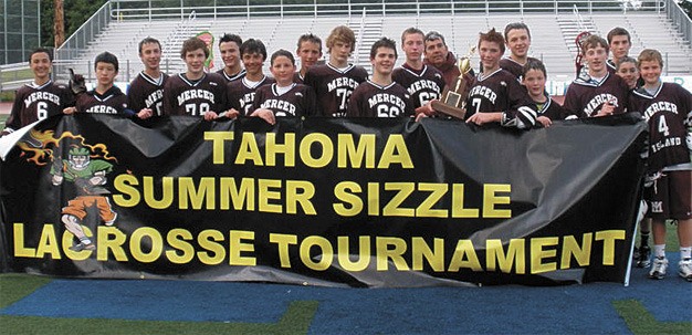 Mercer Island’s seventh and eighth-grade combined lacrosse team recently won the Tahoma Sizzle Lacrosse tournament.
