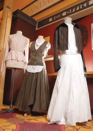 Chad Coleman/Mercer Island Reporter Samples of spring and summer fashions for the Youth Theatre Northwest Warehouse Benefit to be held on May 19 from 11 a.m. to 4 p.m.