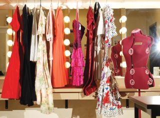 Chad Coleman/Mercer Island Reporter A sample of the costumes for sale hang in the MIHS drama department’s makeup and costume area on Monday. The attire will be sold at ‘bargain price.’