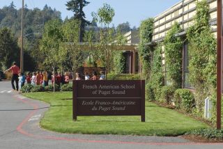 Chad Coleman/Mercer Island Reporter The French-American School of Puget Sound currently serves 274 students