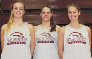 The MIHS girls basketball captains this year are seniors Marlo Cafarelli