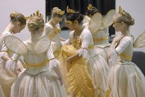 Island resident Ana Ko Glass has a role as a 'Good Fairy Attendant' in the Pacific Northwest Ballet's upcoming production of 'Cinderella' and was photographed during a full dress rehearsal at McCaw Hall in Seattle on Thursday