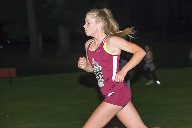 Islander Alida Scalzo powers through the Twilight XC Invitational in Marysville