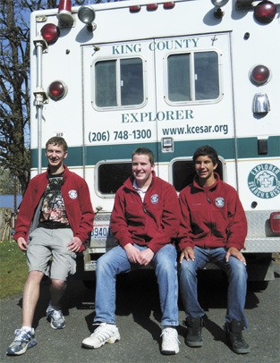 Mercer Island High School students Jon Costa