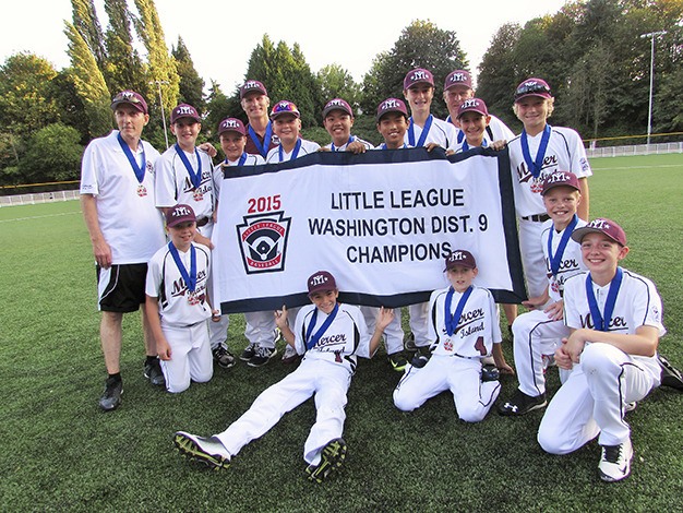The Mercer Island 11-12 Little League All-Star team scored back-to-back wins over Bellevue West to claim the District 9 championship.
