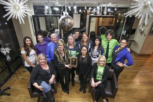 The staff at Au Courant