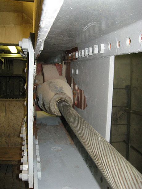 Each I-90 anchor cable