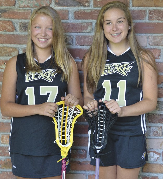 Shelby Brodman and Holly Waggoner were members of the first ever Cascade Clash girls 7/8 squad this summer.