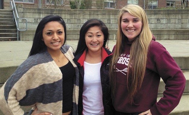 The MIHS girls lacrosse captains are Tyler Sherper