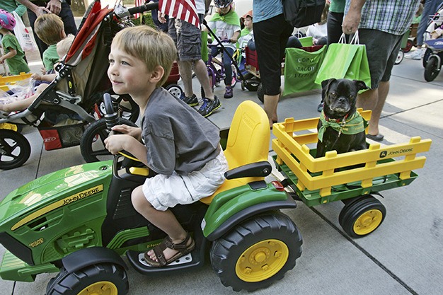 Wyatt Nitzschke and his pug