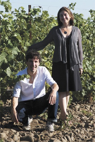 Nina Buty and Caleb Foster are the owners of Buty Wines.