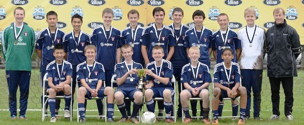 Matt LeProwse is a member of the Eastside FC U14 Red team that is going to play in the Club Nationals event in Chicago.