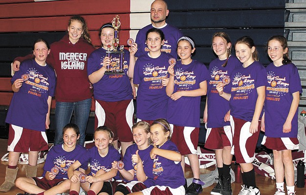 The Mercer Island fifth grade girls select PSTL team includes: Emily Arron