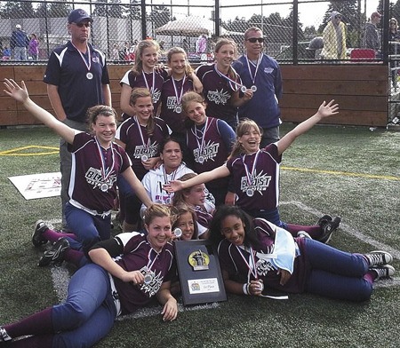 Three Mercer Island residents are members of the Bellevue Blast 99 fastpitch team which won the 12B Sea-Tac Metro tournament in June. Gabi Kasman