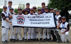 The Mercer Island Little League 9-10 All Star team won the state championship Monday evening in Redmond.