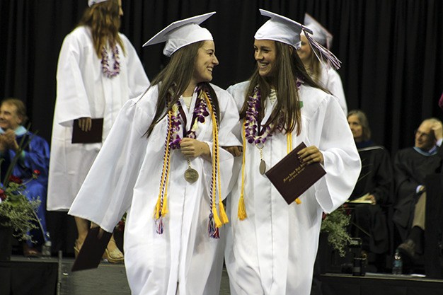 Mercer Island graduating seniors Sabrina Steinhauer