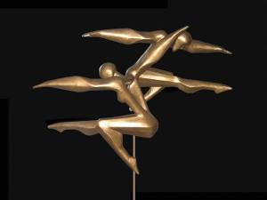 David Rosenzweig's sculpture Gemini was featured on the May 7 episode of NBC's Grimm.