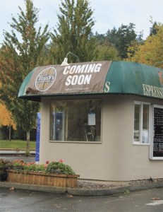 Work has already begun on the new Tully’s drive-thru.