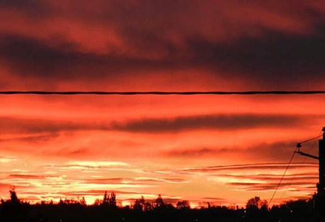 A Wednesday sunrise on Mercer Island.