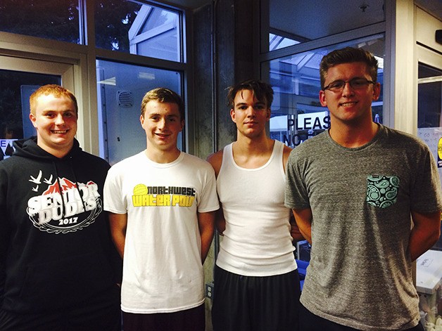 Team captains Cole Nielsen