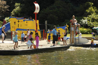 Chism Beach Park on Lake Washington in Bellevue last Wednesday