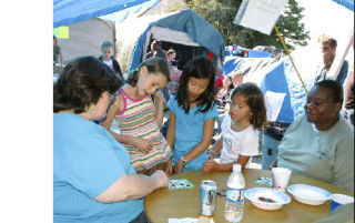 Tent City 4 resident Viree Warnerf