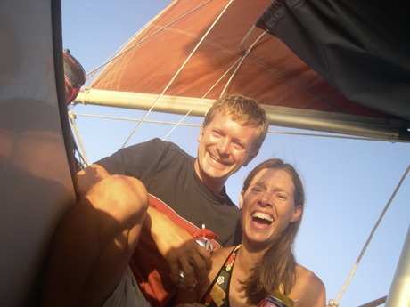 Janna Cawrse Esarey and her husband