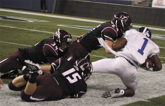 Mercer Islanders Phil Frazier (34)