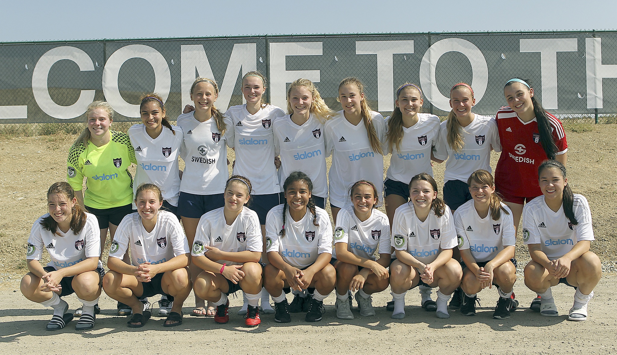 Two Islander soccer players helped Eastside FC G99 Red win the U18 division at the San Diego Surf Cup Aug. 1 (photo courtesy of Dan Riley).