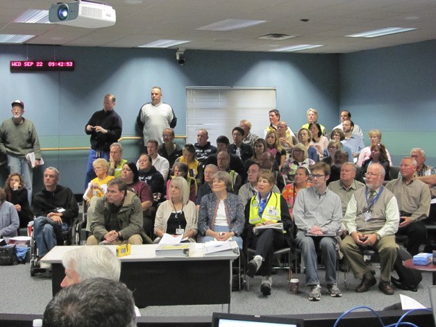 Volunteers prepare for the third annual emergency preparedness drill
