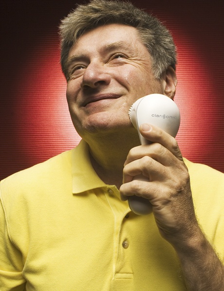 David Guiliani demonstrates one of the Clarisonic skin care devices. He is CEO of the company that employs 100 people