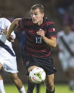 Jordan Morris scored twice in the College Cup final to help the Stanford Cardinal men's soccer team win its first NCAA championship Sunday