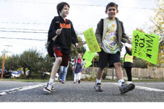 West Mercer Elementary students