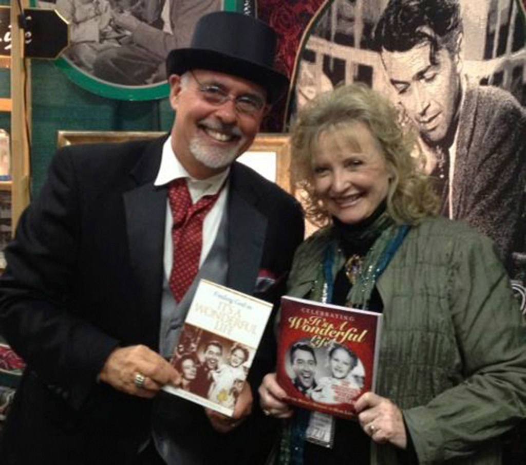 Greg Asimakoupoulos poses with actress Karolyn Grimes, who played Zuzu in &ldquo;It&rsquo;s a Wonderful Life.&rdquo; Photo courtesy of Greg Asimakoupoulos