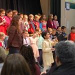 Third graders sing a welcome song to friends and family at the Lakeridge culture fair on Dec. 14. Katie Metzger/staff photo