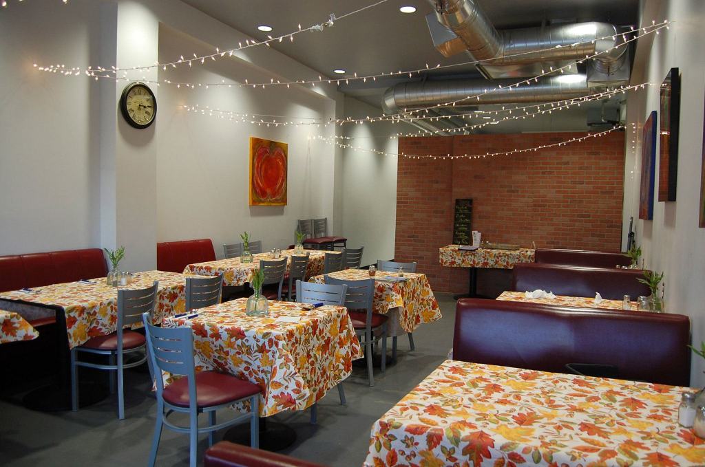 Nath wanted to brighten the front dining room, but the remodel took eight months. The back room has more of Roberto&rsquo;s traditional Tuscan decor, while Indian food is now served in the front room. Katie Metzger/staff photo